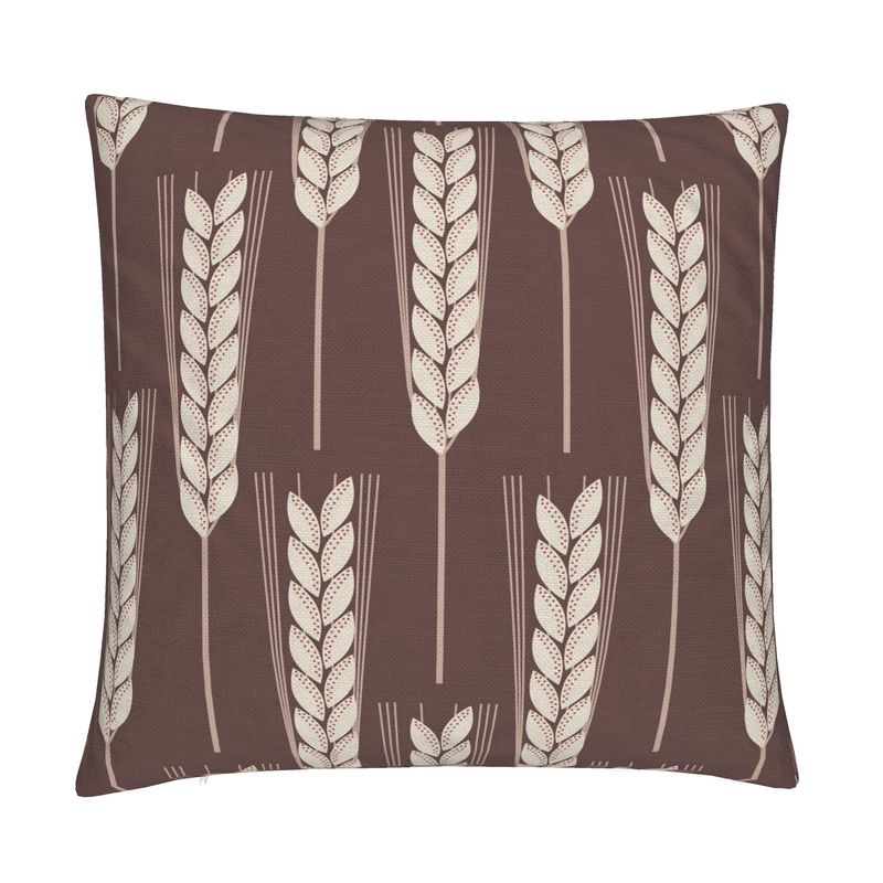 Good Grains Cocoa Cotton Linen Pillow Cover